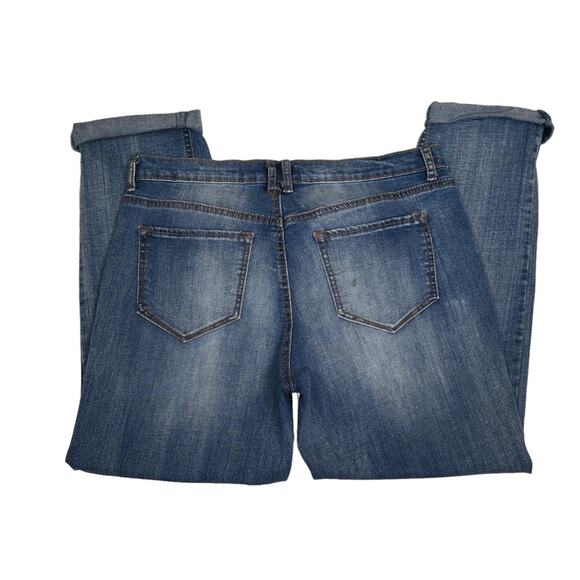 Nine West Womens 8 Alec Slim Boyfriend Ankle Jeans - Picture 5 of 11